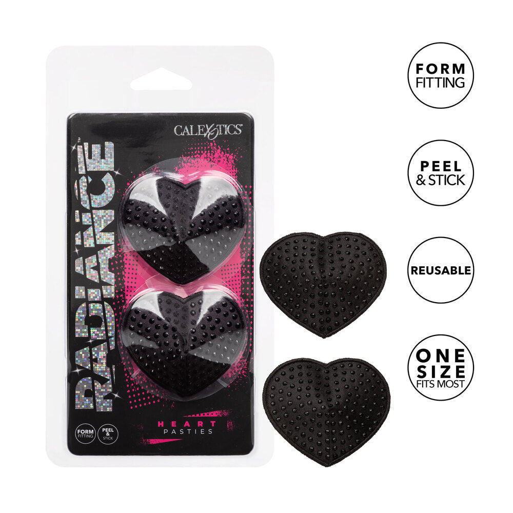 shop radiance black heart pasties