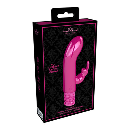 shop royal gems dazzling rechargeable rabbit bullet pink