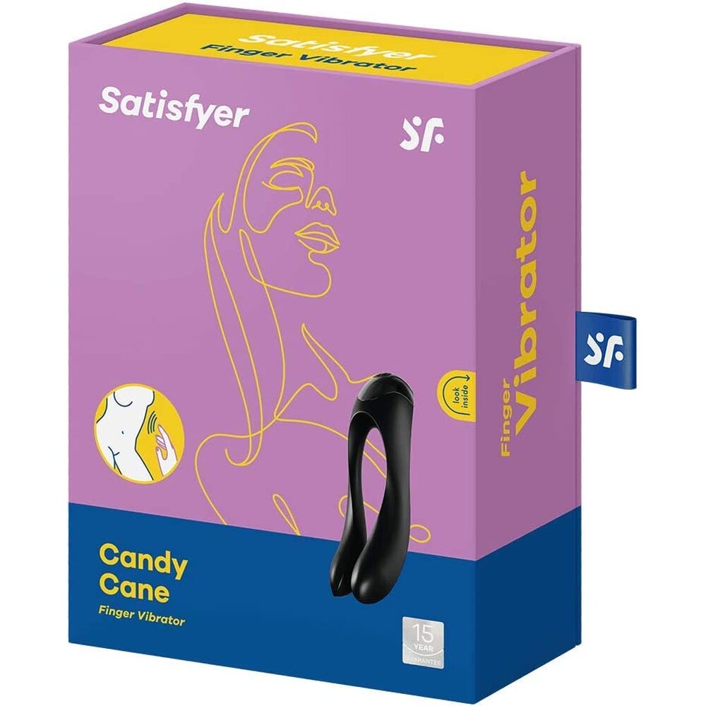 shop satisfyer candy cane finger vibrator black