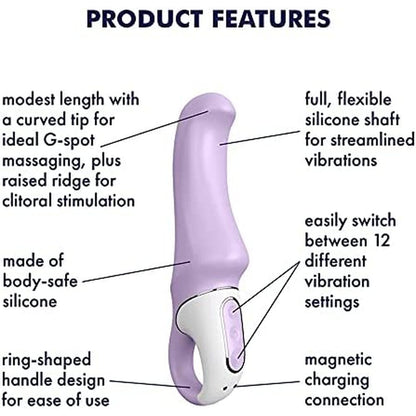 shop satisfyer vibes charming smile rechargeable gspot vibrator