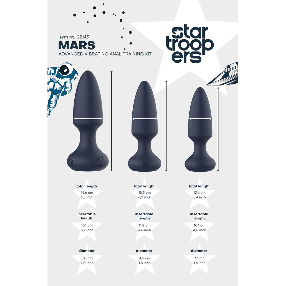 shop startroopers mars advanced vibrating anal vibe kit