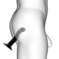 shop strap on me prostate and g spot curved dildo small black