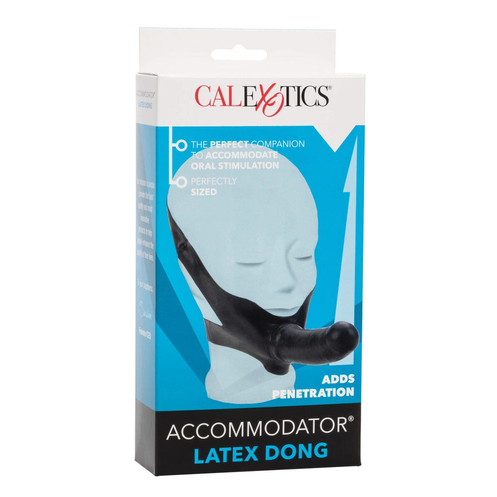 shop the accommodator face strap on dildo black