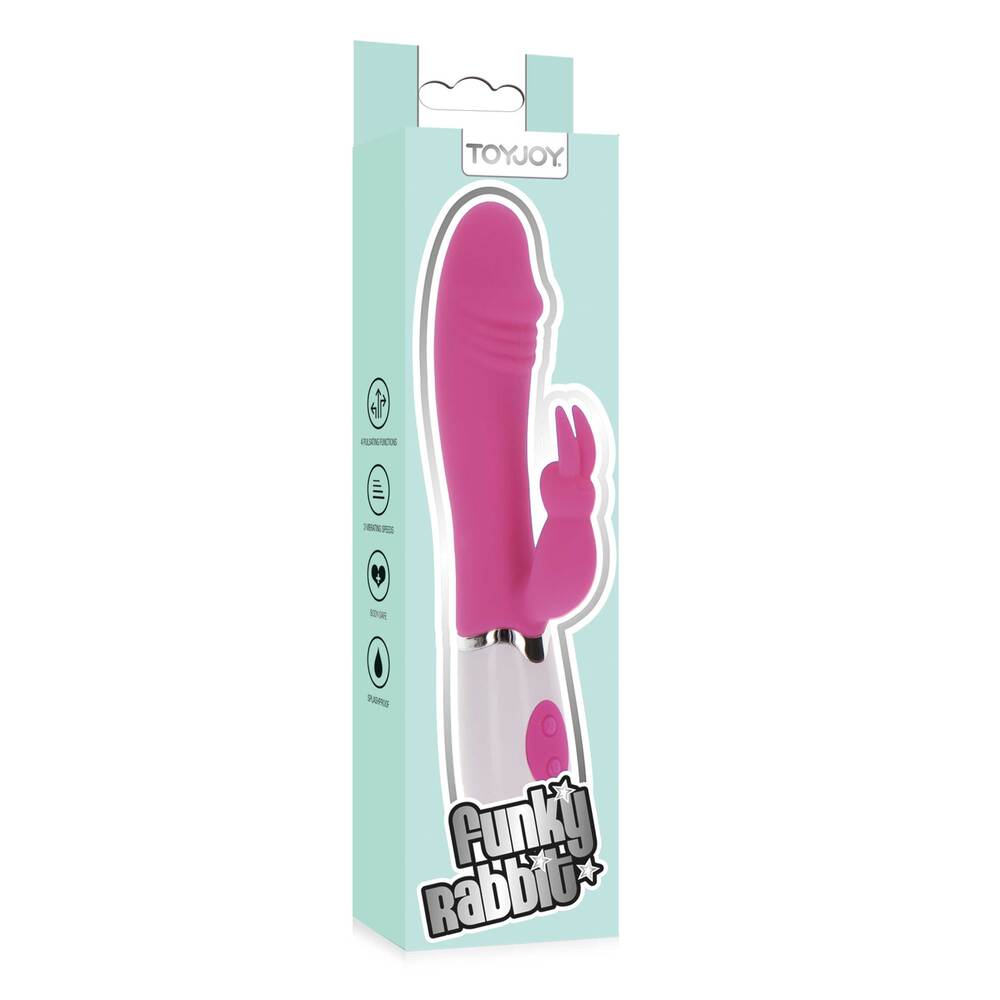 shop toyjoy funky rabbit vibrator pink