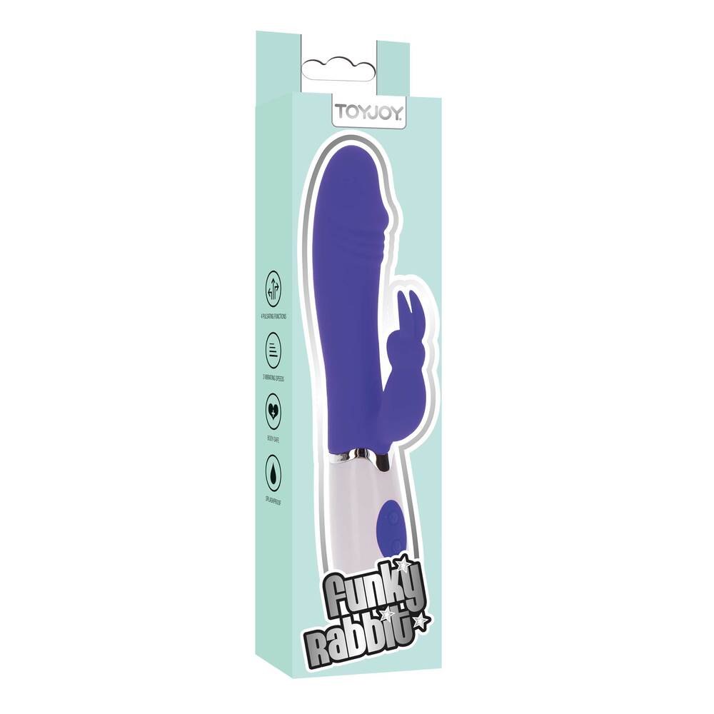 shop toyjoy funky rabbit vibrator purple