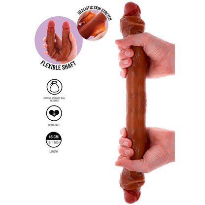 shop toyjoy silicone foreskin double dong 18 inches