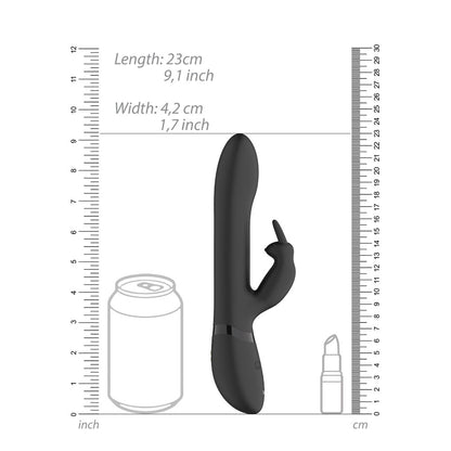 shop vive amoris black rabbit vibrator with stimulating beads
