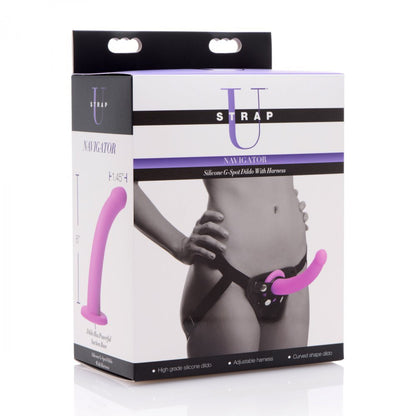 shop xr navigator u strap on gspot dildo and harness