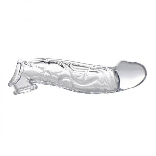 size matters 2 inch clear penis extender sleeve