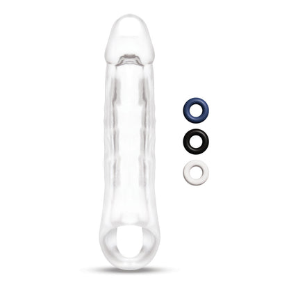 size up clear penis 2 inch extender