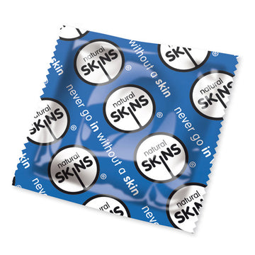 skins condoms natural x50 blue