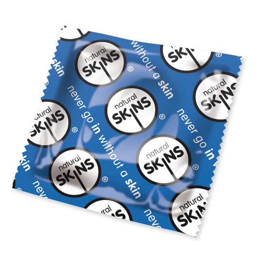 skins condoms natural x50 blue
