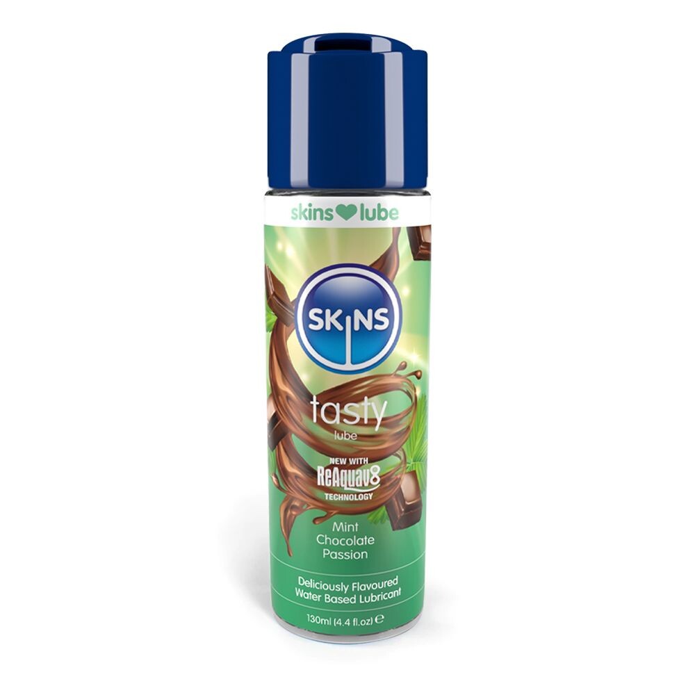 skins mint chocolate passion waterbased lubricant 130ml