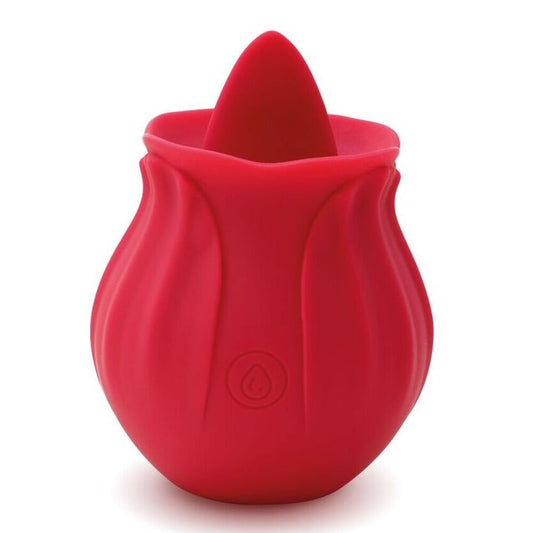 skins rose buddies the rose flix clitoral massager red