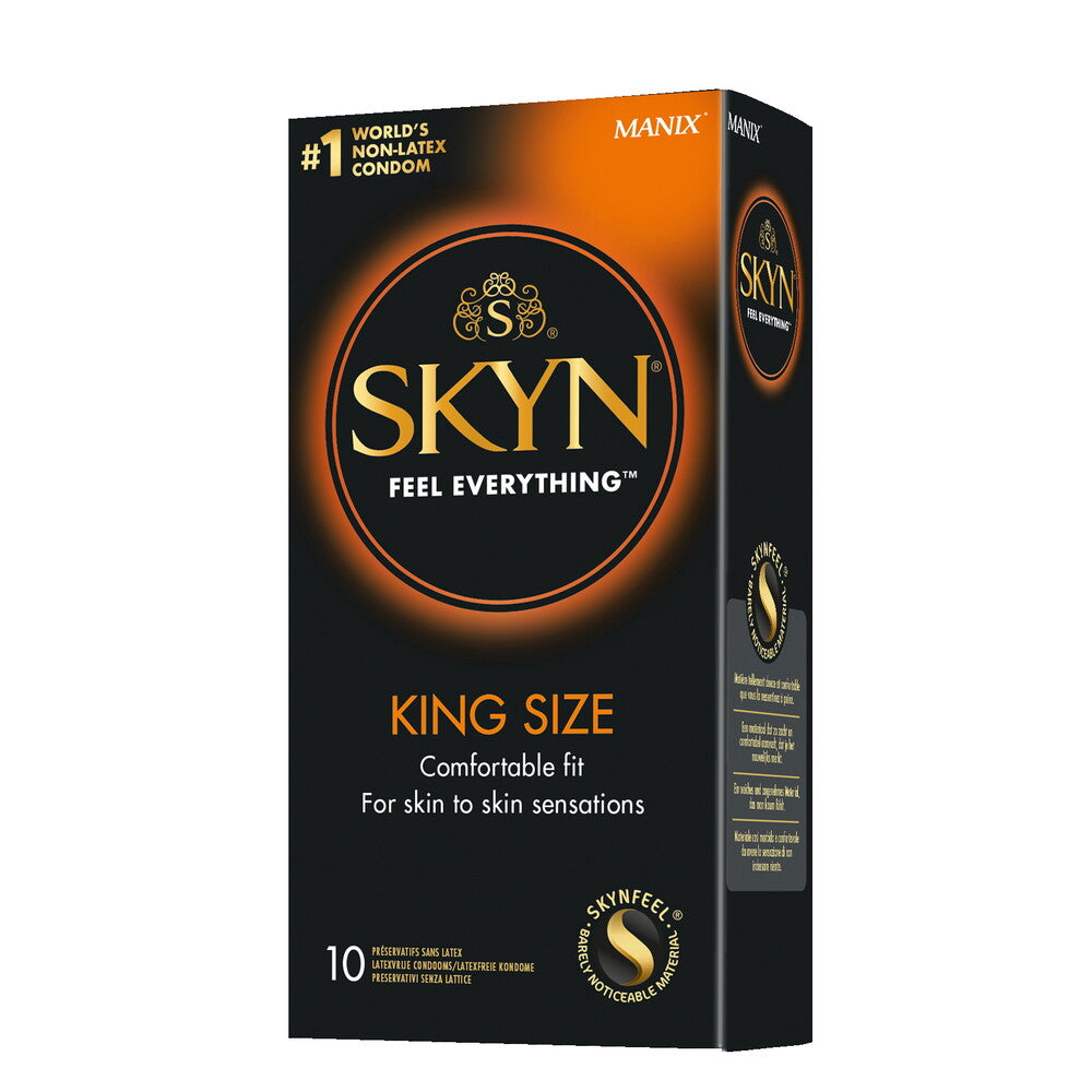 skyn latex free condoms king size 10 pack