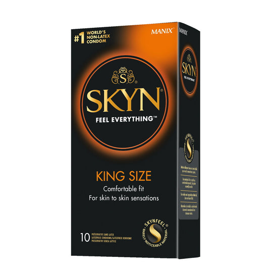 skyn latex free condoms king size 10 pack