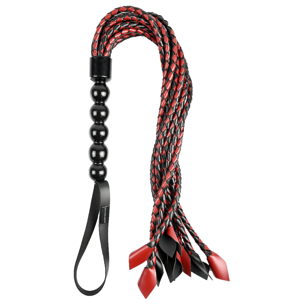sportsheets saffron braided flogger