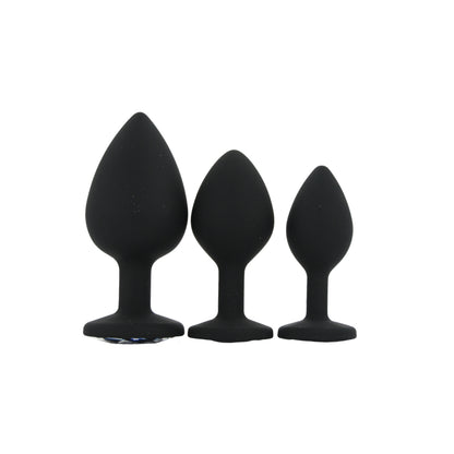 toosh-silicone-butt-plug-black-set-of-3-clear-stone