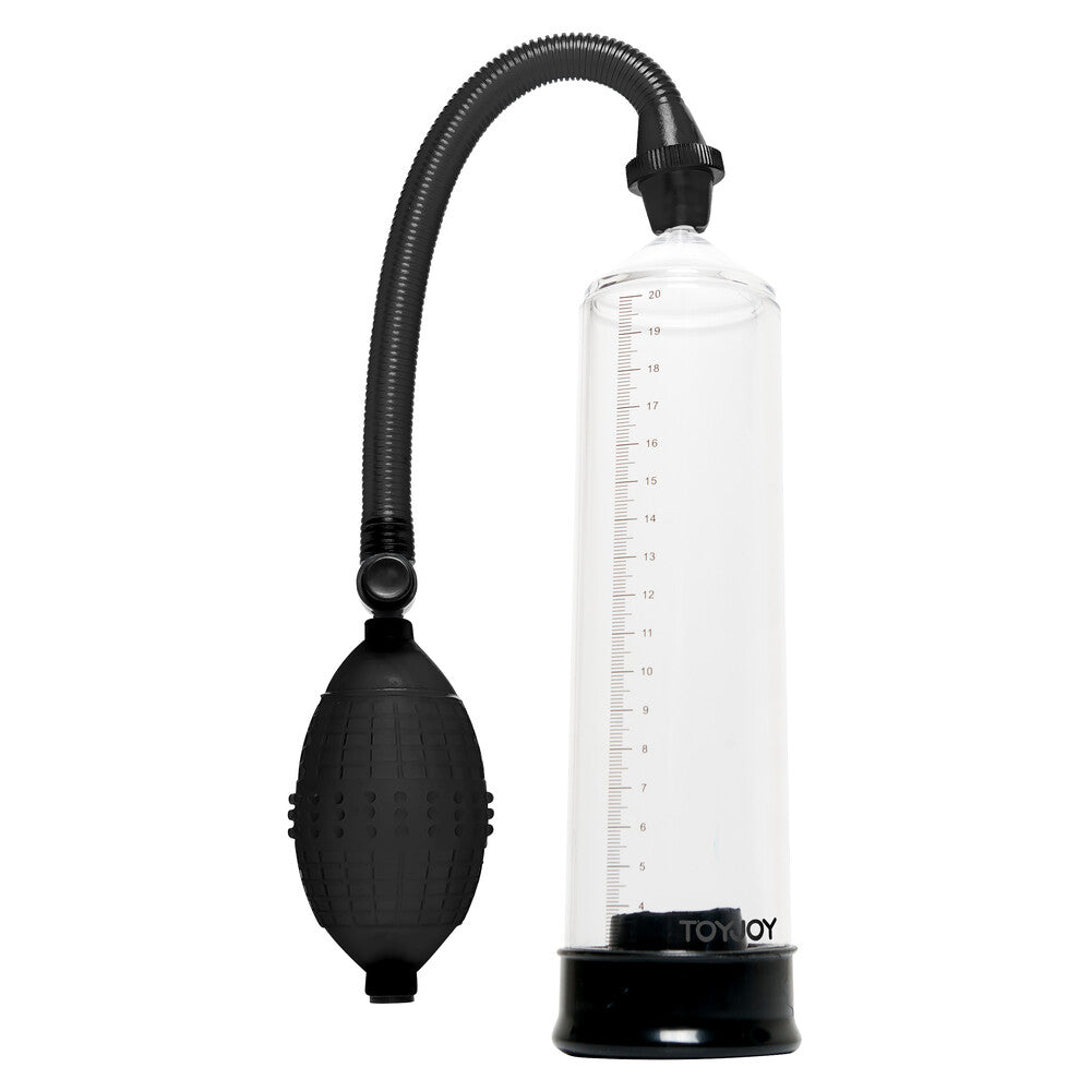 toyjoy rock hard black and clear penis power pump