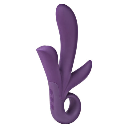 toyjoy trinity triple pleasure vibrator purple