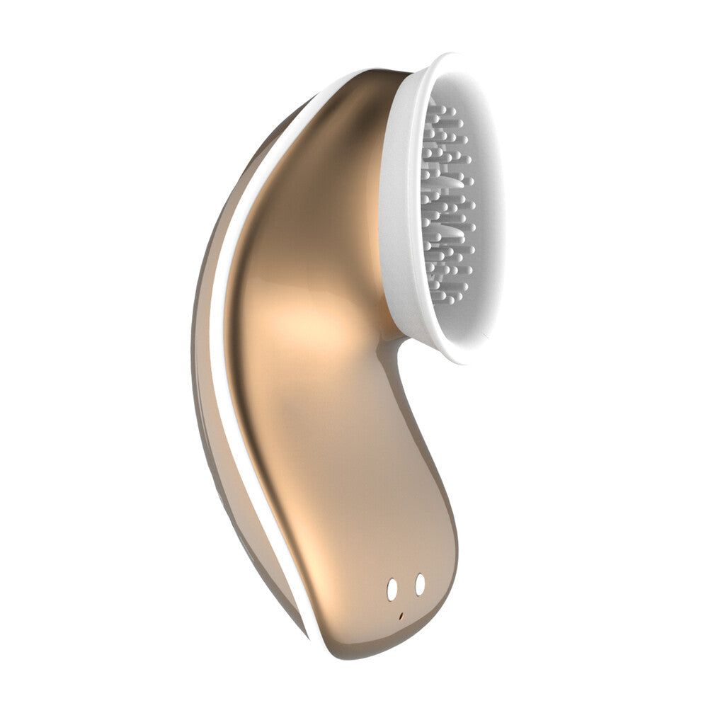 twitch gold hands free suction and vibration toy