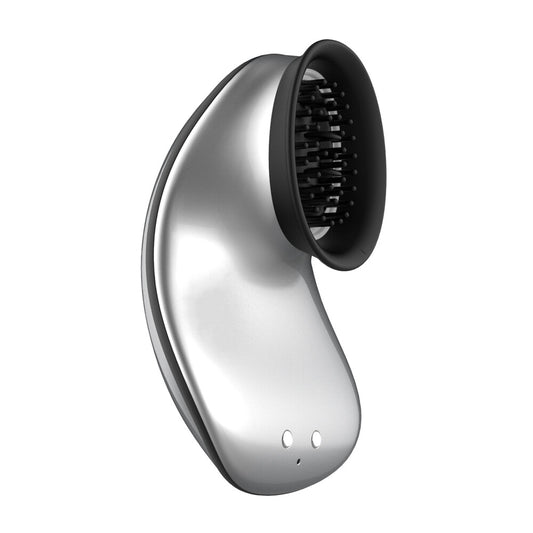twitch silver hands free suction and vibration toy