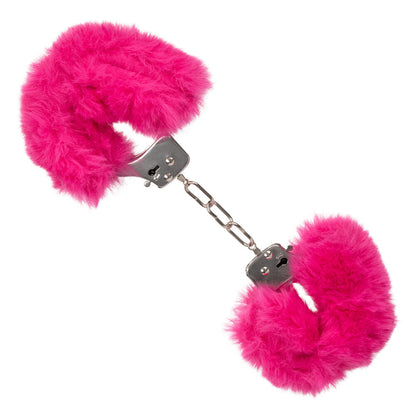 ultra fluffy furry cuffs pink