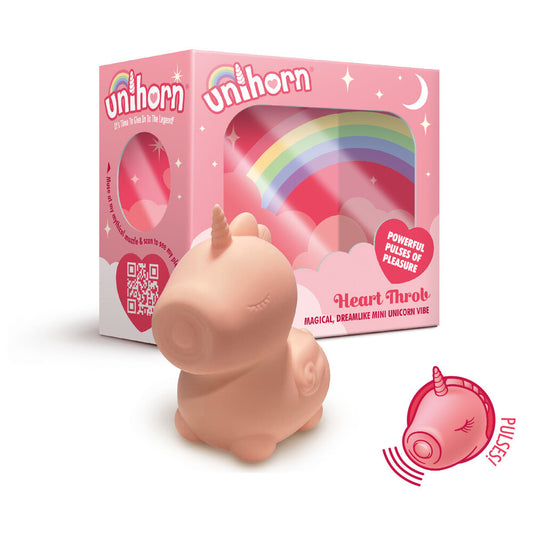 unihorn heart throb pulsating unicorn vibe