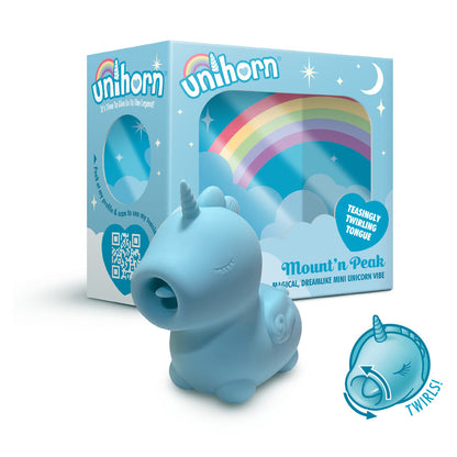 unihorn mountn peak twirling tongue unicorn vibe
