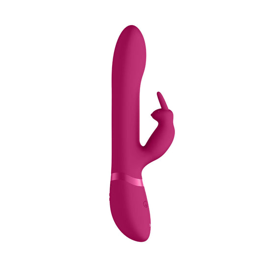 vive amoris pink rabbit vibrator with stimulating beads