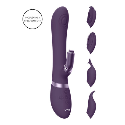 vive etsu interchangeable rabbit vibrator purple