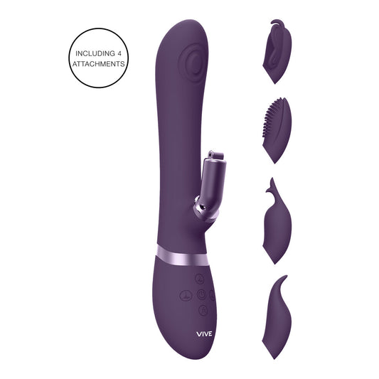 vive etsu interchangeable rabbit vibrator purple