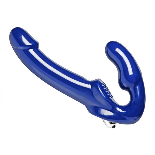 xr revolver ii vibrating strapless strap on dildo