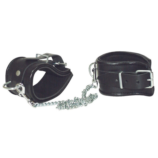 zado leather and chain ankle leg restraint